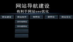 网站建设 -  网站导航 怎么做seo优化?需要注意些什么?