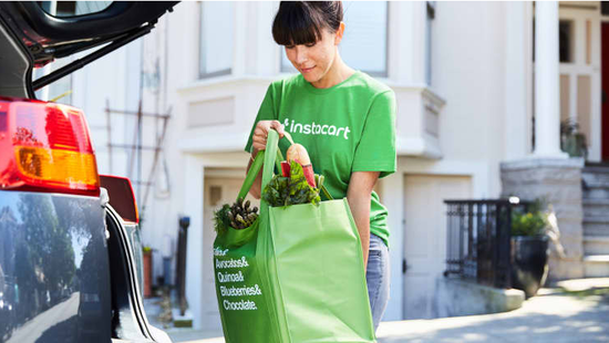 企业出海 - 杂货 配送 平台Instacart融资2.65亿美元 估值390亿美元
