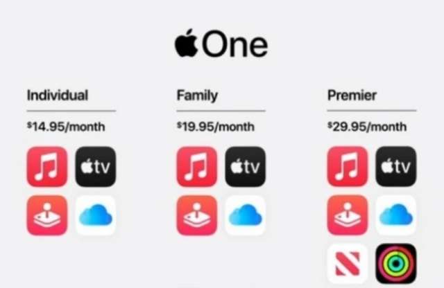 企业出海 -  苹果 服务全家桶Apple One发布：三种选择 打包 购买 