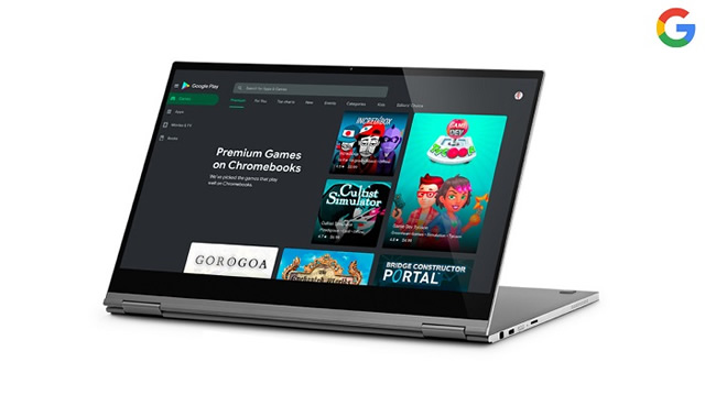 企业出海 - 谷歌为Chromebook应用商店推出优质游戏推荐新 版块 