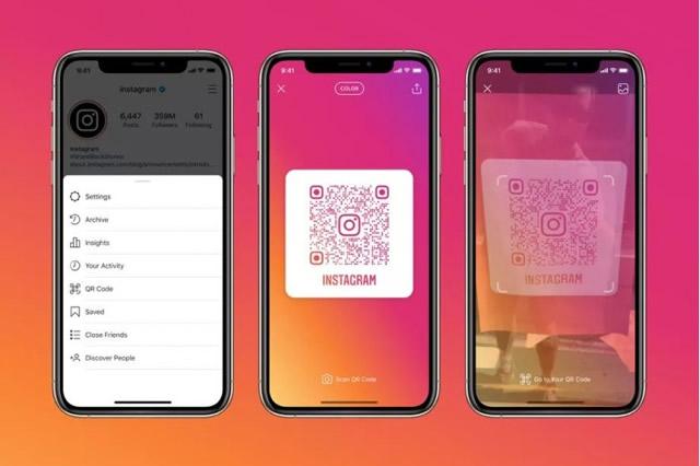 企业出海 - Instagram现可 生成 用户QR二维码 任意相机均可扫描