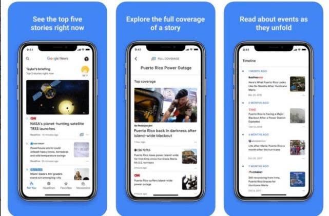 企业出海 - 紧追苹果 谷歌AI 新闻 聚合服务Google News 美国 上架