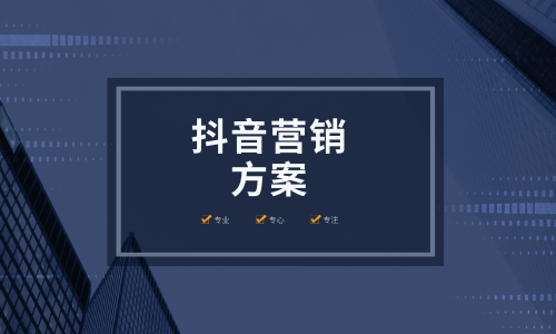产品推广 -  抖音营销方案 有哪些？ 抖音营销方案 