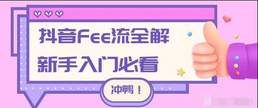 产品推广 -  抖音 feed流新手投放 教程 ， 抖音 feed流入门实操干货